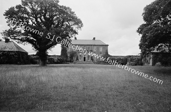 KILSHANNIG HOUSE SOUTH FRONT WITH WINGS FROM TENNIS COURT